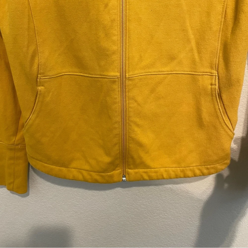 The North Face Mustard Yellow Zip Hoodie Jacket Women Small Outdoor - Picture 4 of 14